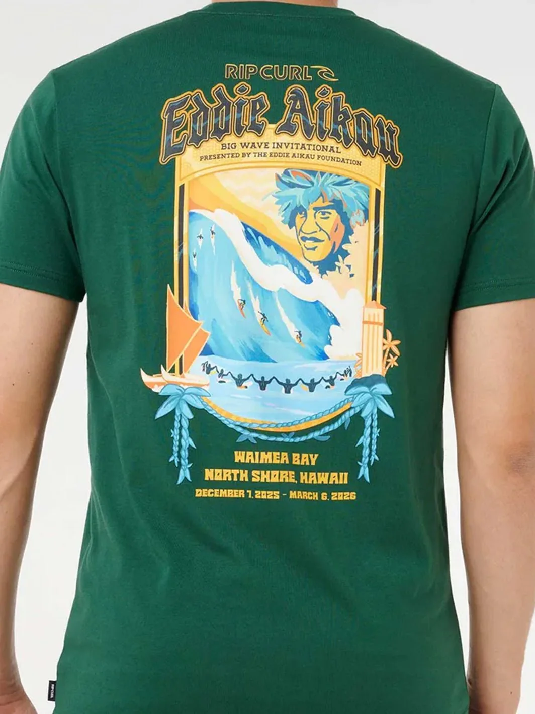 Eddie Would Go Poster Art Tee - Image 5