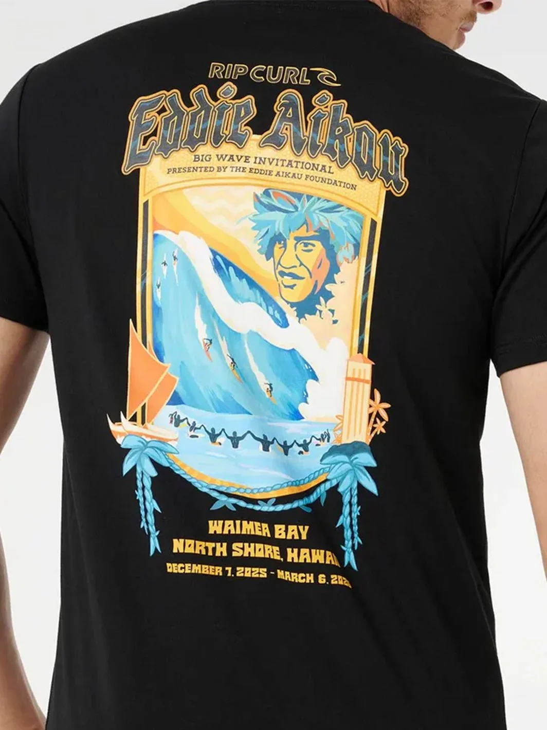 Eddie Would Go Poster Art Tee - Image 8