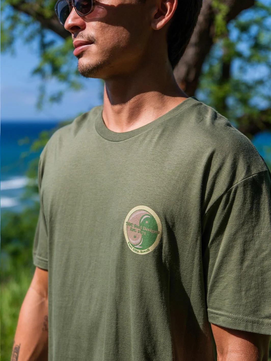 Hawaii Hae Flowers Jersey Tee - Image 3