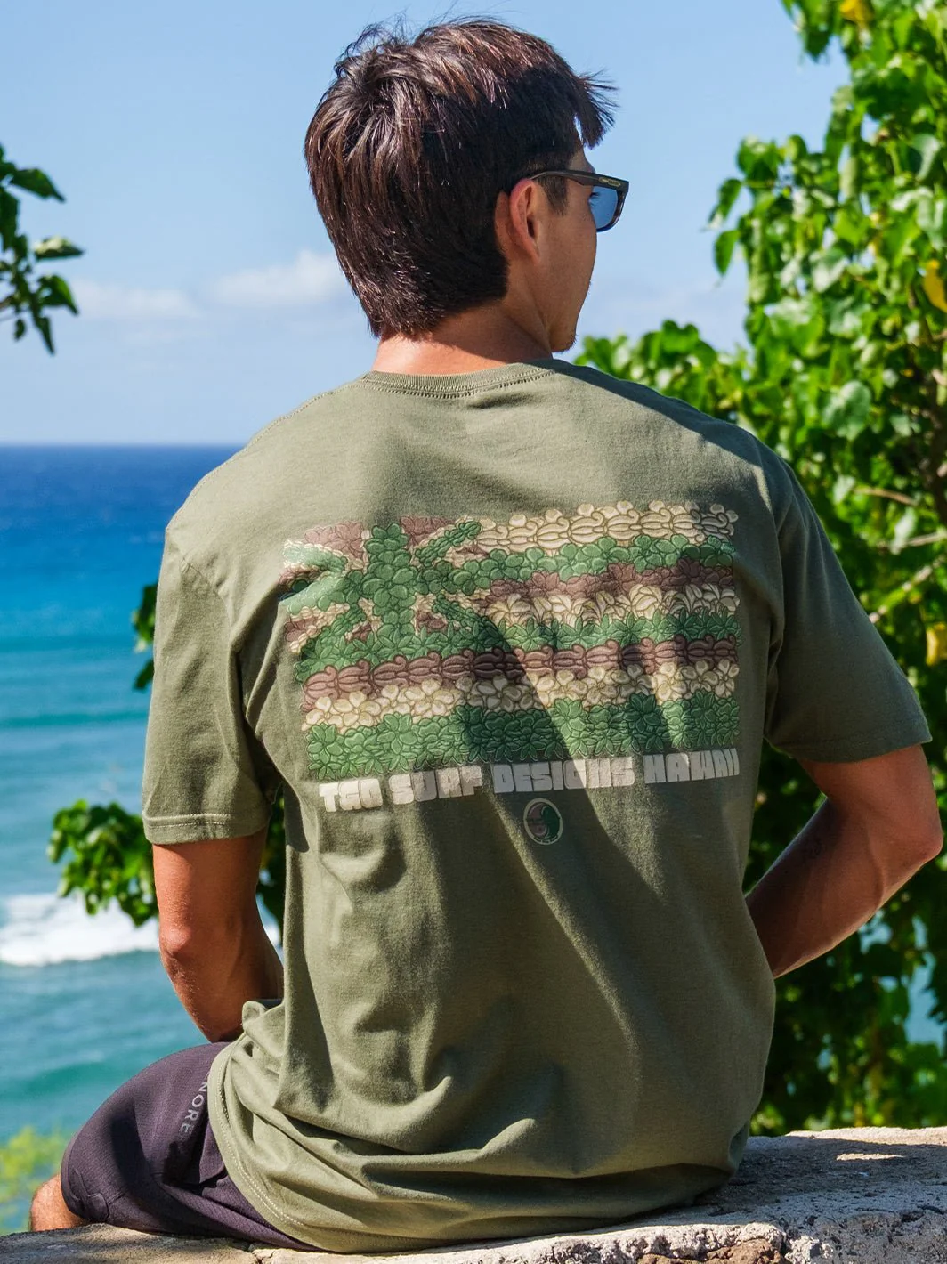 Hawaii Hae Flowers Jersey Tee - Image 4