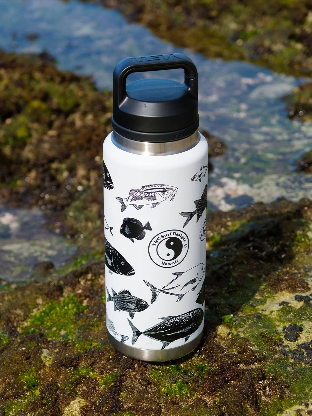 T&C Surf 36 oz Under Da Sea Rambler Yeti Bottle with Chug Cap - Image 2