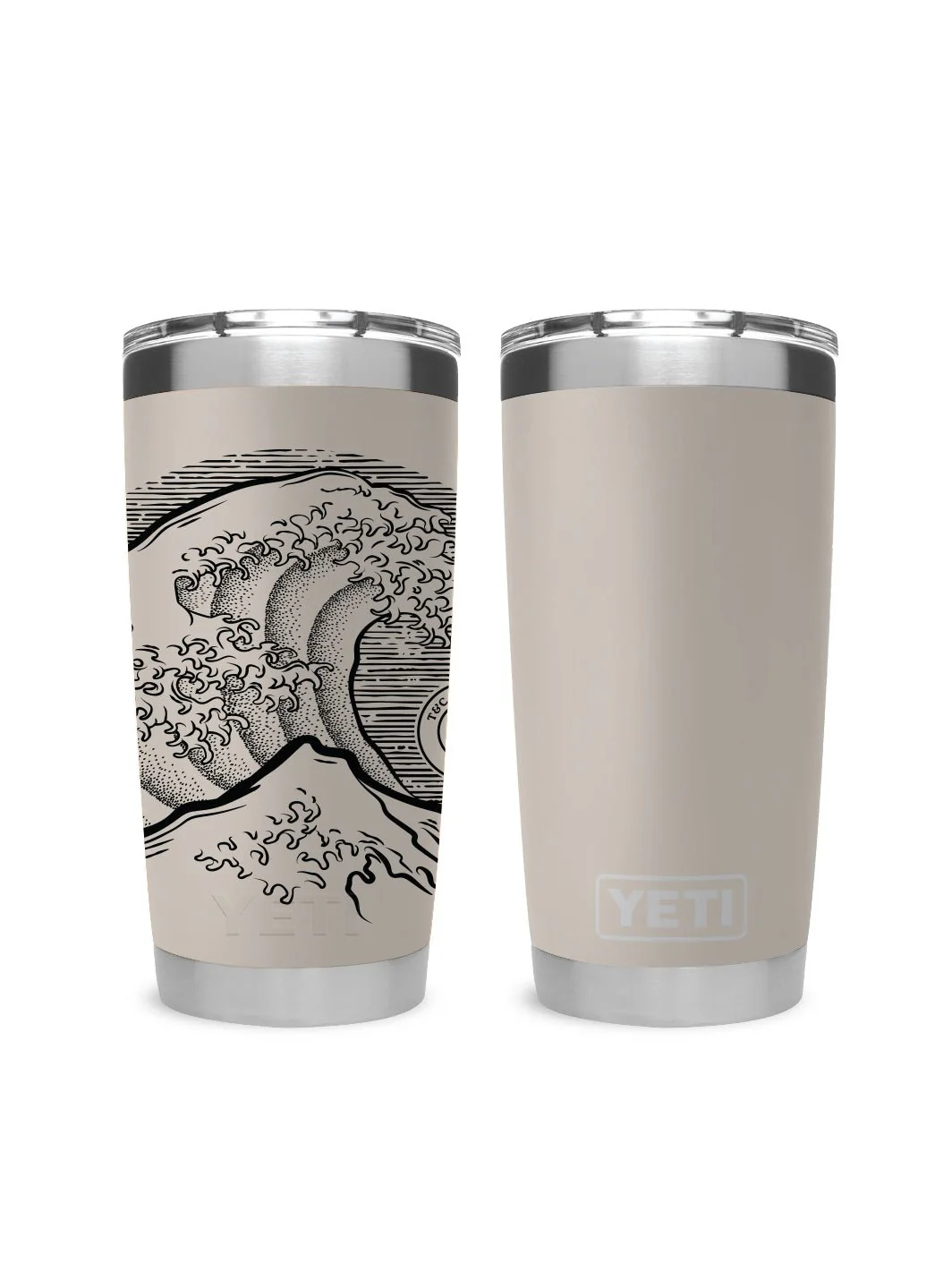 T&C Surf 20 oz Stoked Hokusai Tumbler Yeti