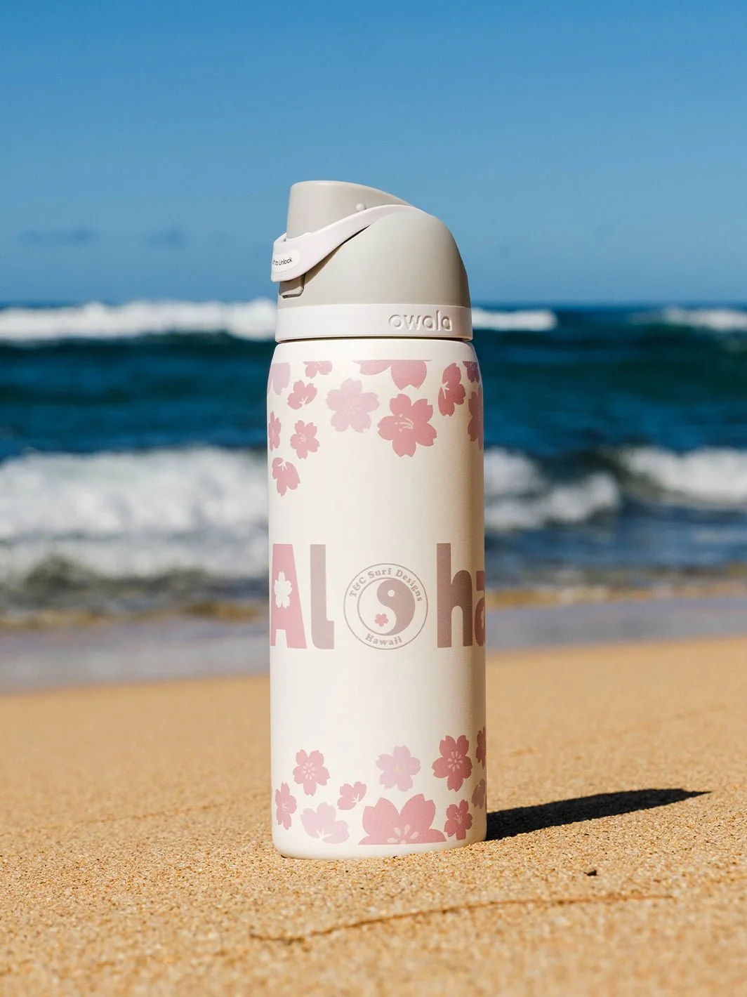 T&C Surf 32 oz Cute Sakura Owala - Image 4