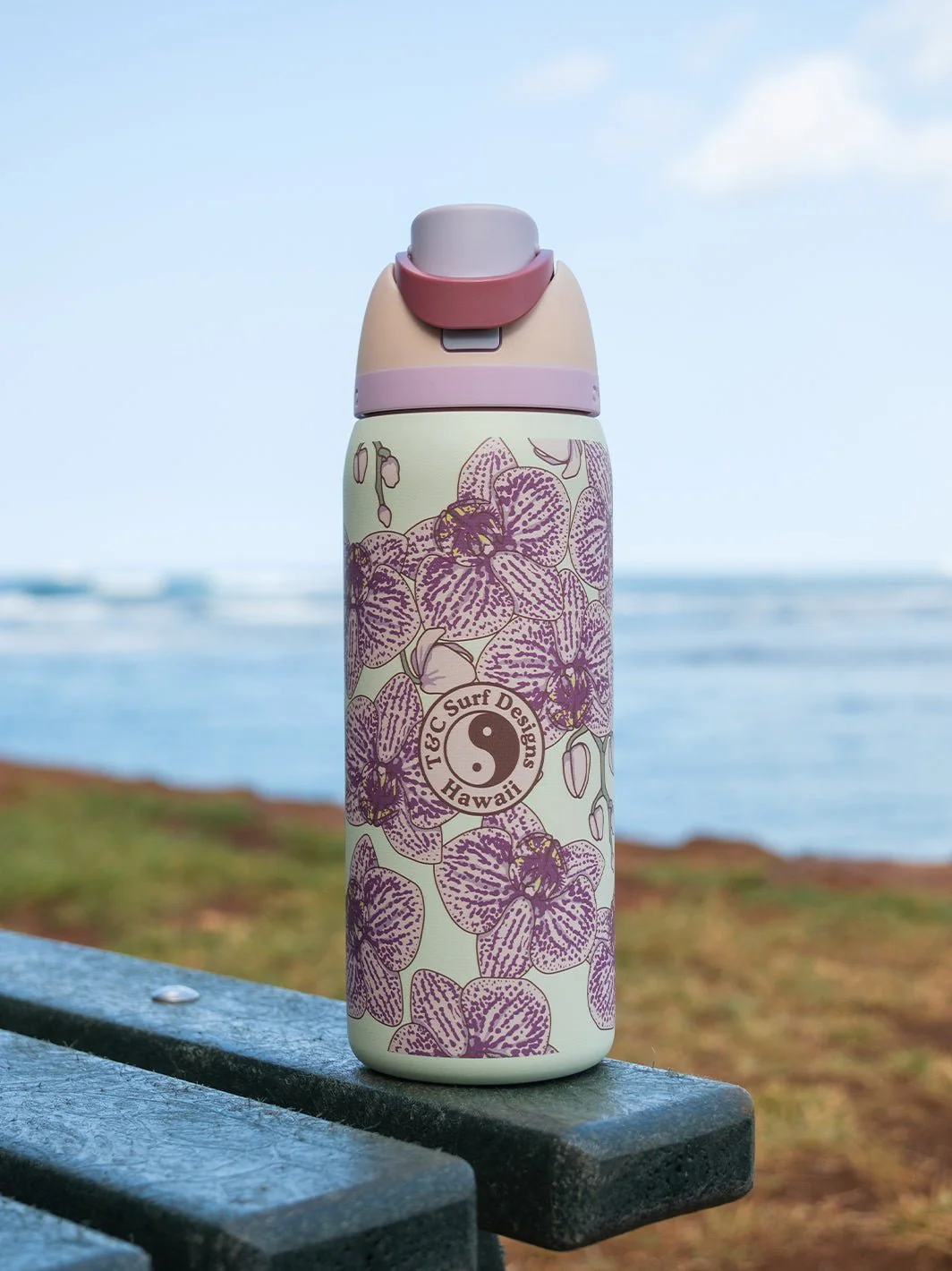 T&C Surf 32 oz Orchid Trio Owala - Image 4