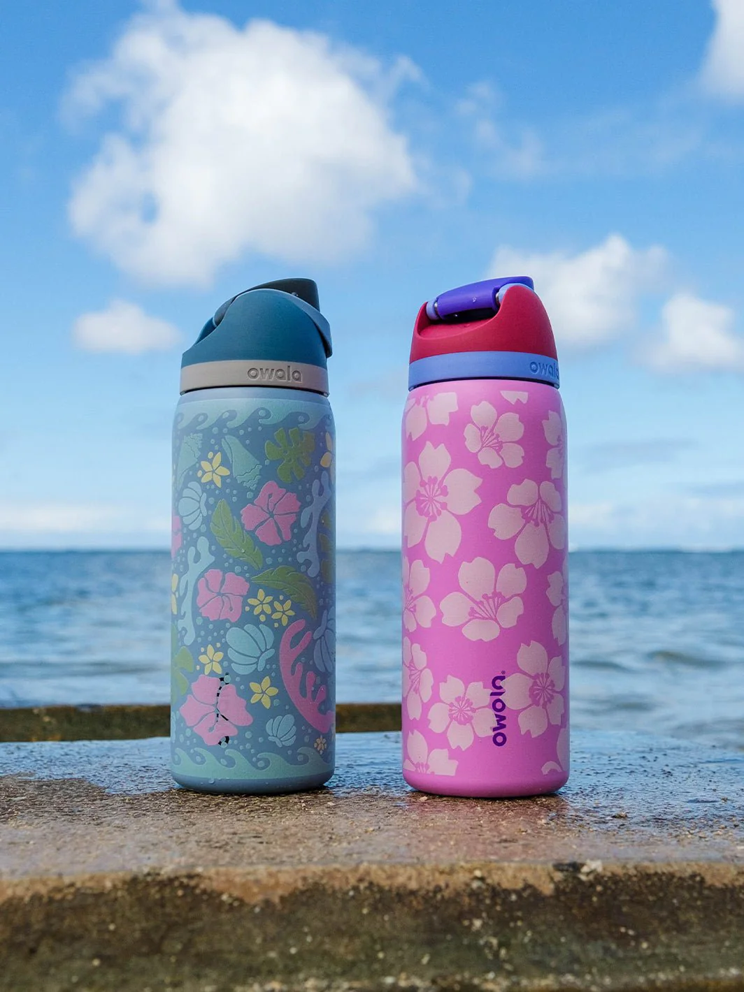 T&C Surf 32 oz Throwback Sakura Owala - Image 10
