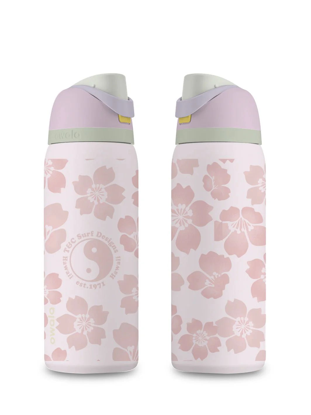 T&C Surf 32 oz Throwback Sakura Owala - Image 13
