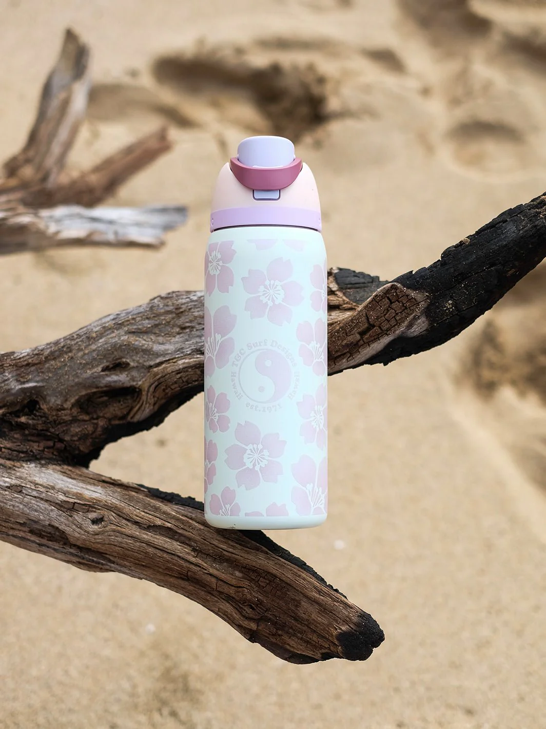 T&C Surf 32 oz Throwback Sakura Owala - Image 4