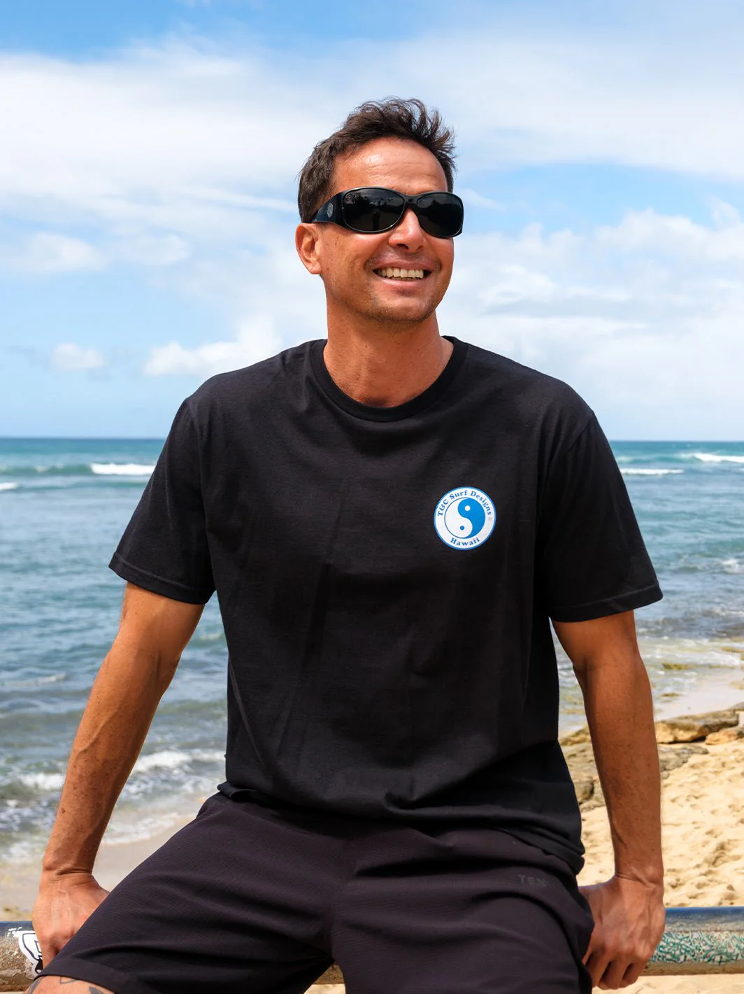 Blue Wave Jersey Tee - Image 2