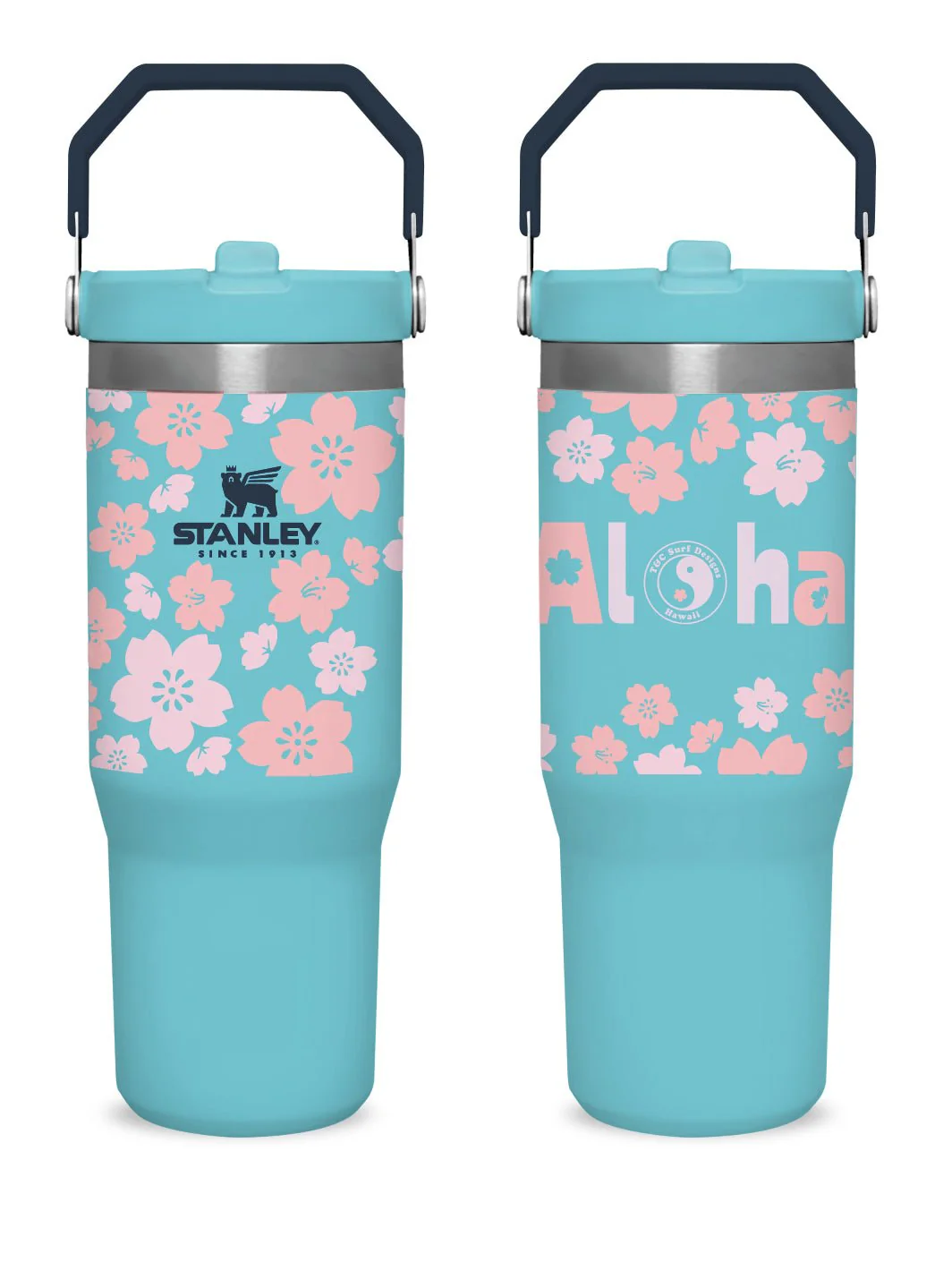 T&C Surf 30 oz Cute Sakura Stanley The IcefIow™ Flip Straw Tumbler