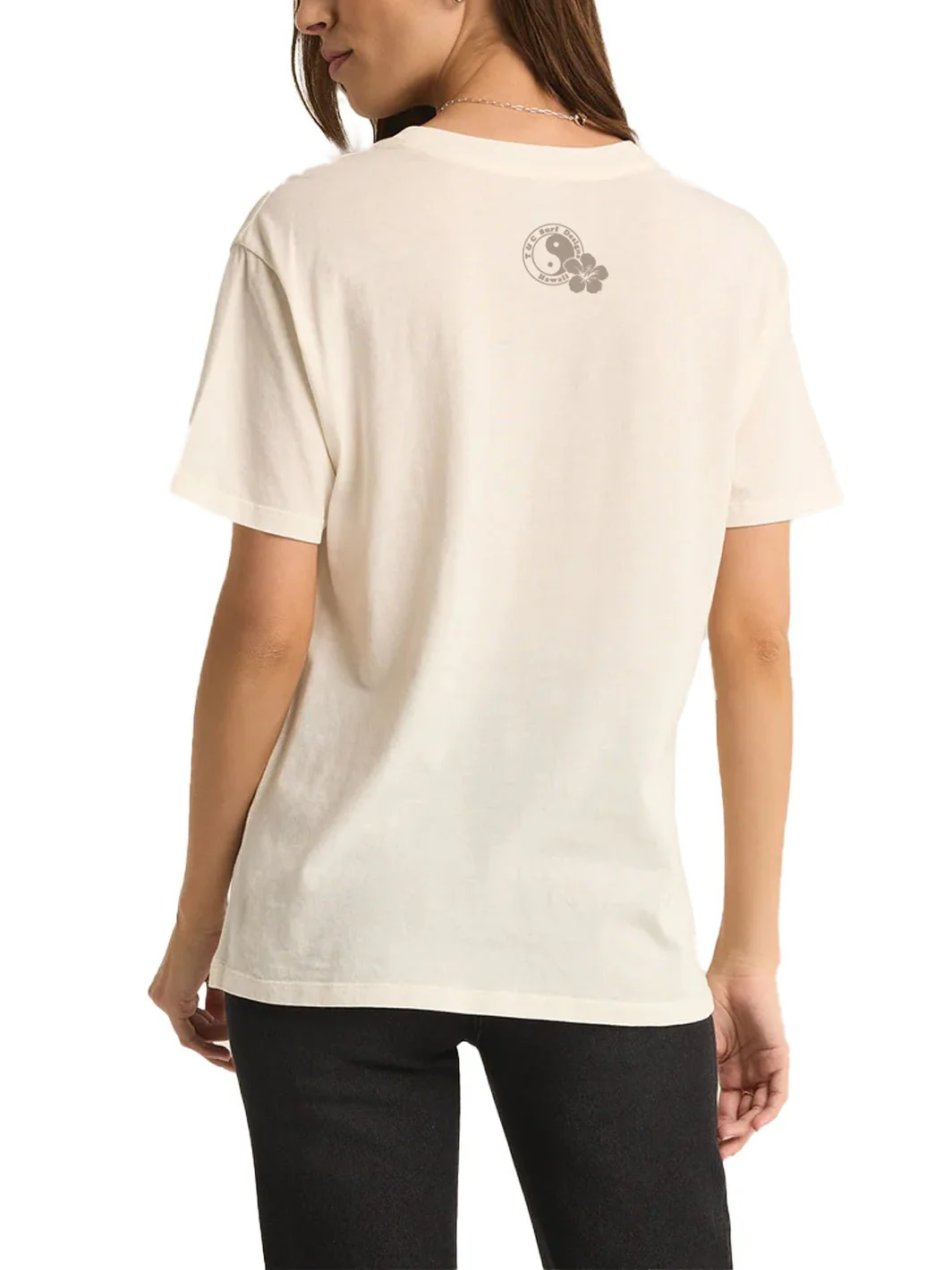Hibiscus Band Boyfriend Tee - Image 4