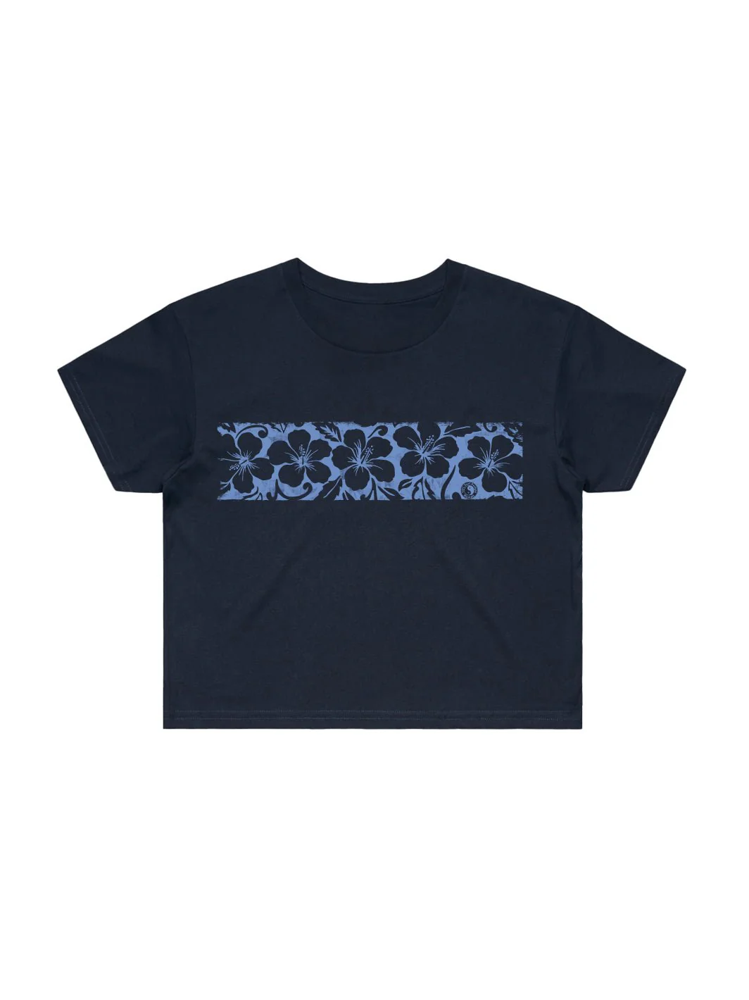 Hibiscus Band Crop Tee - Image 3