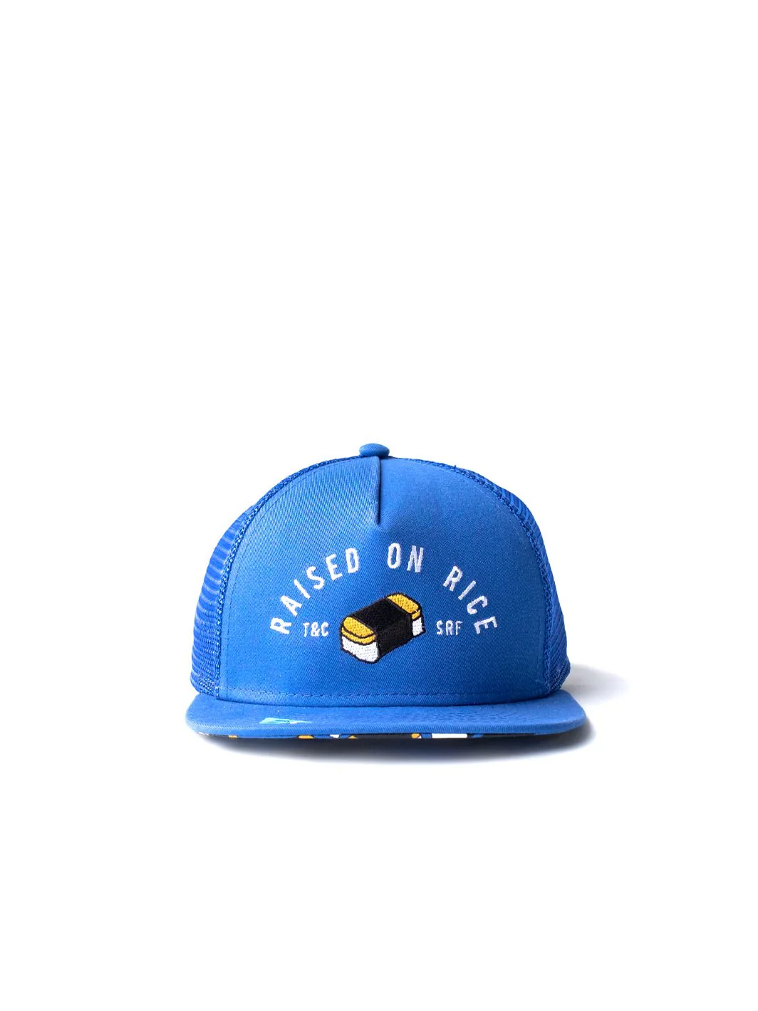 Kids Raised On Musubi Trucker Cap - Image 3