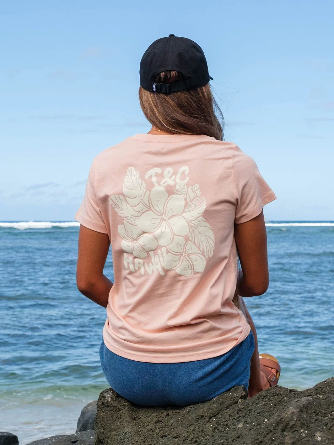 Plumeria Maple Tee