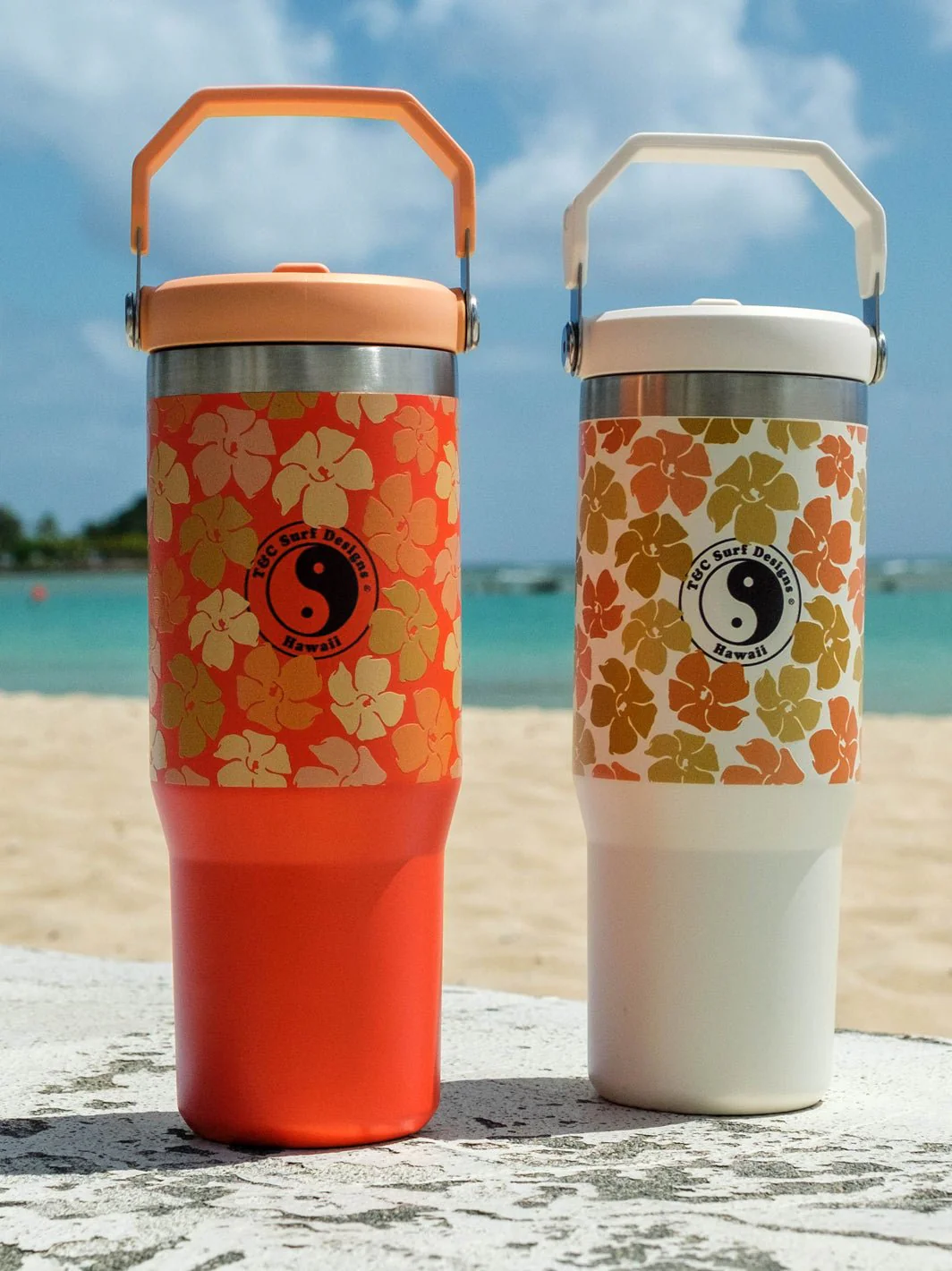 T&C Surf 30 oz Puakenikeni All Day Stanley The IcefIow™ Flip Straw Tumbler - Image 6