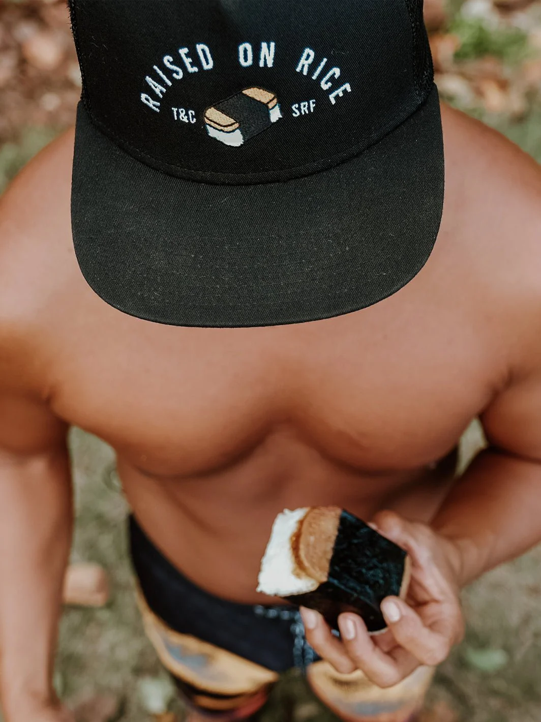Raised On Musubi Trucker Cap - Image 2