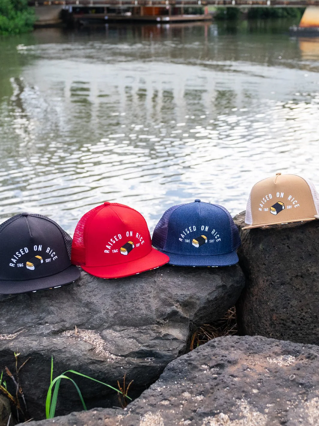 Raised On Musubi Trucker Cap - Image 4