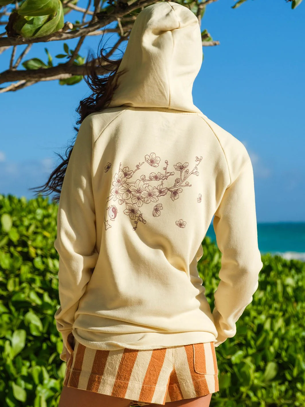 Sakura Branch Zip Hoodie - Image 3