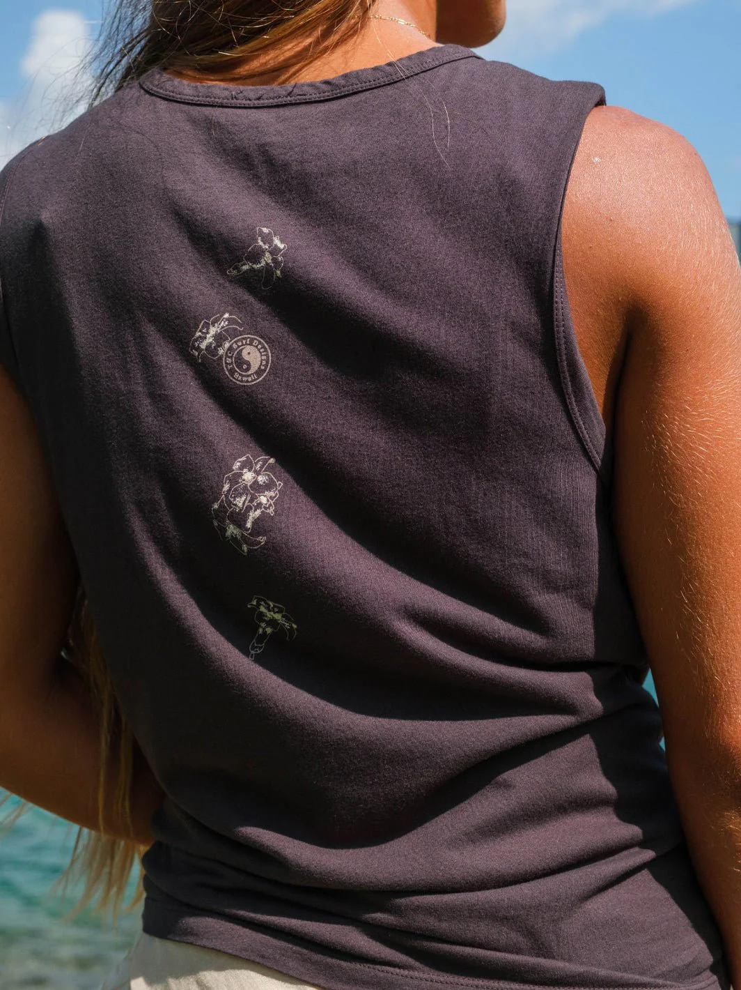 Simple Puakeni Lei Muscle Tank - Image 2