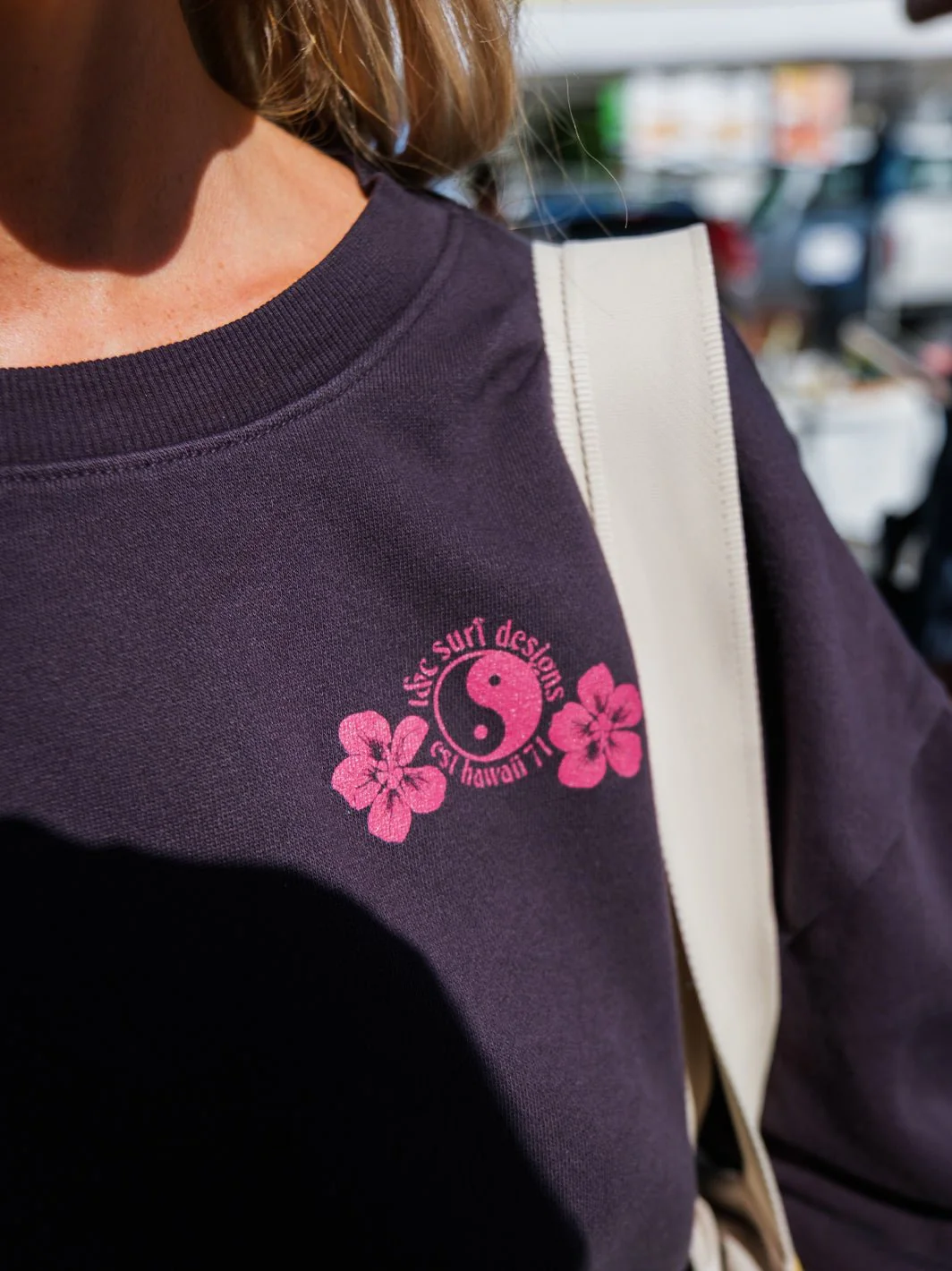 Watercolor Hau Sunday Sweatshirt - Image 4