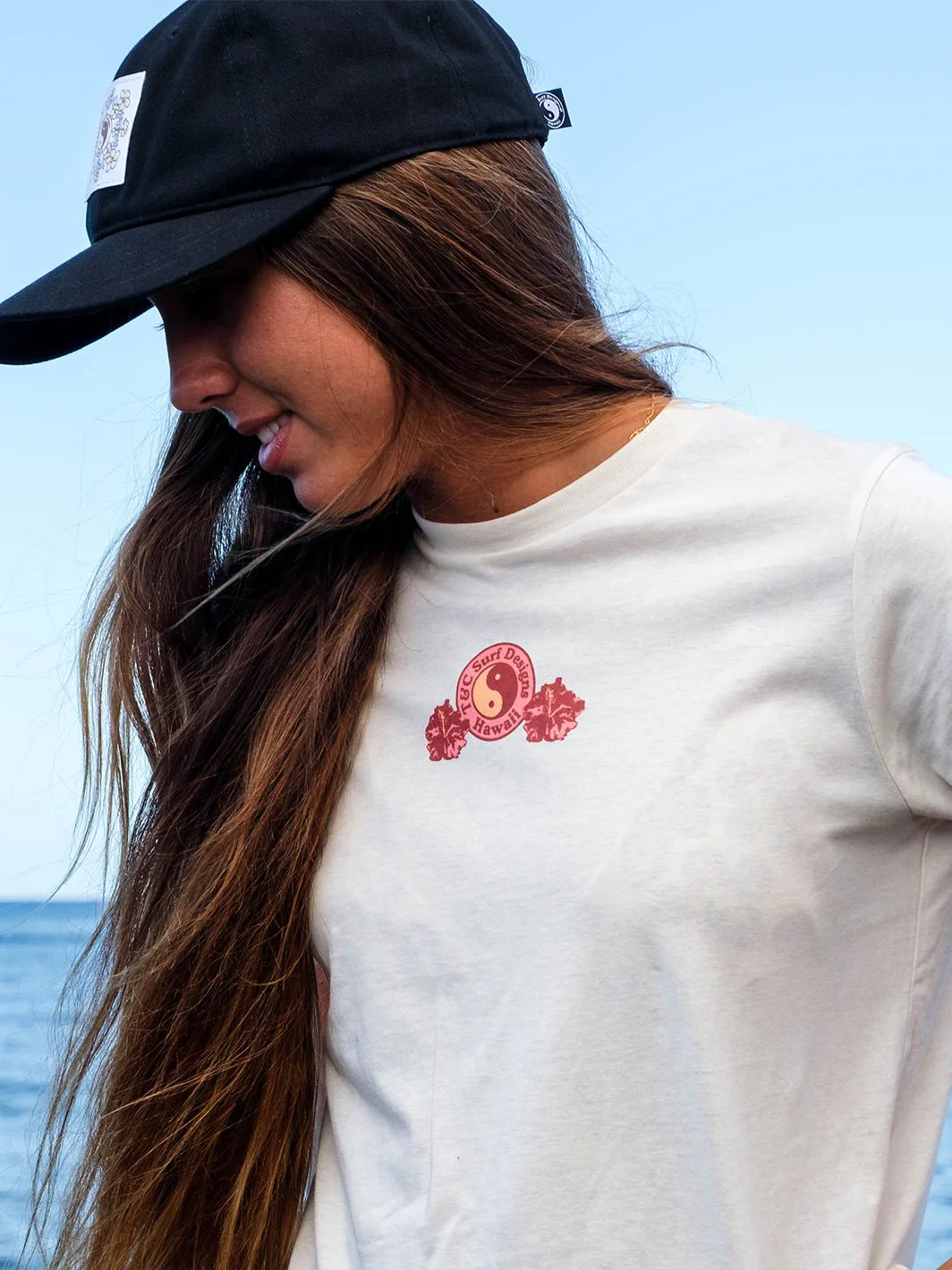 Watercolor Hibiscus Classic Tee - Image 2