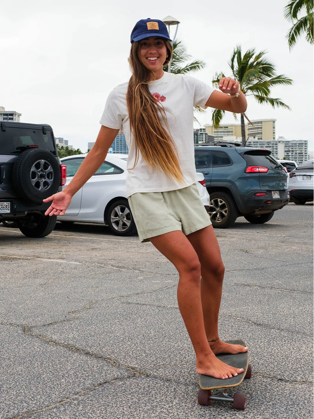 Watercolor Hibiscus Classic Tee - Image 4
