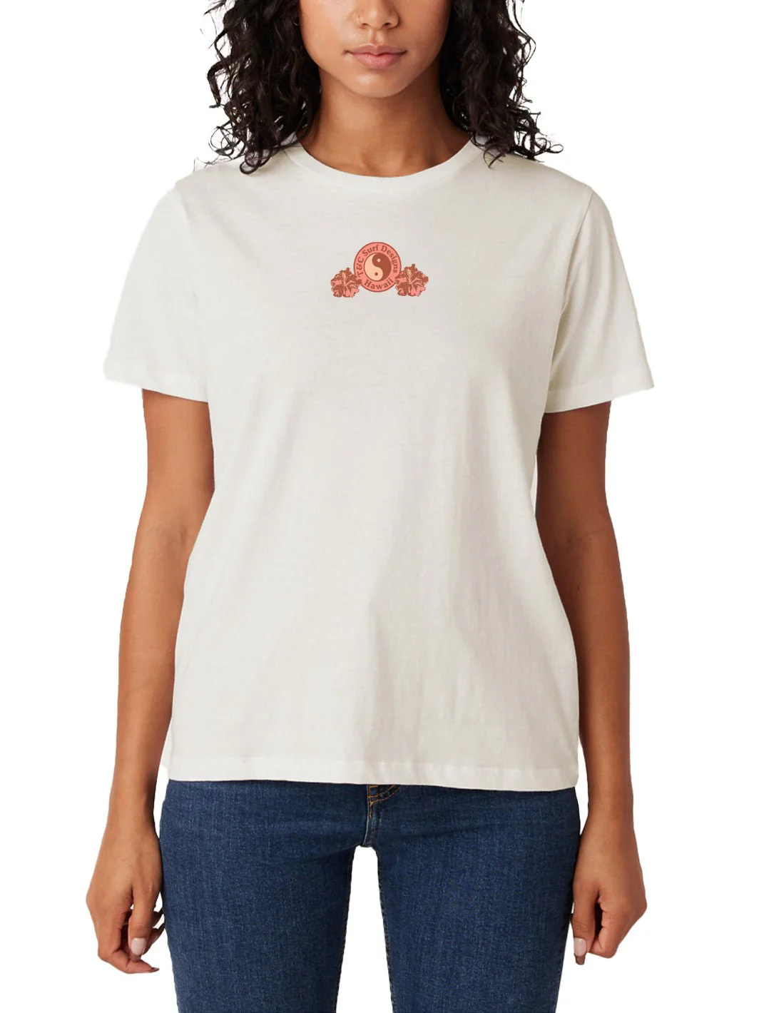 Watercolor Hibiscus Classic Tee - Image 8